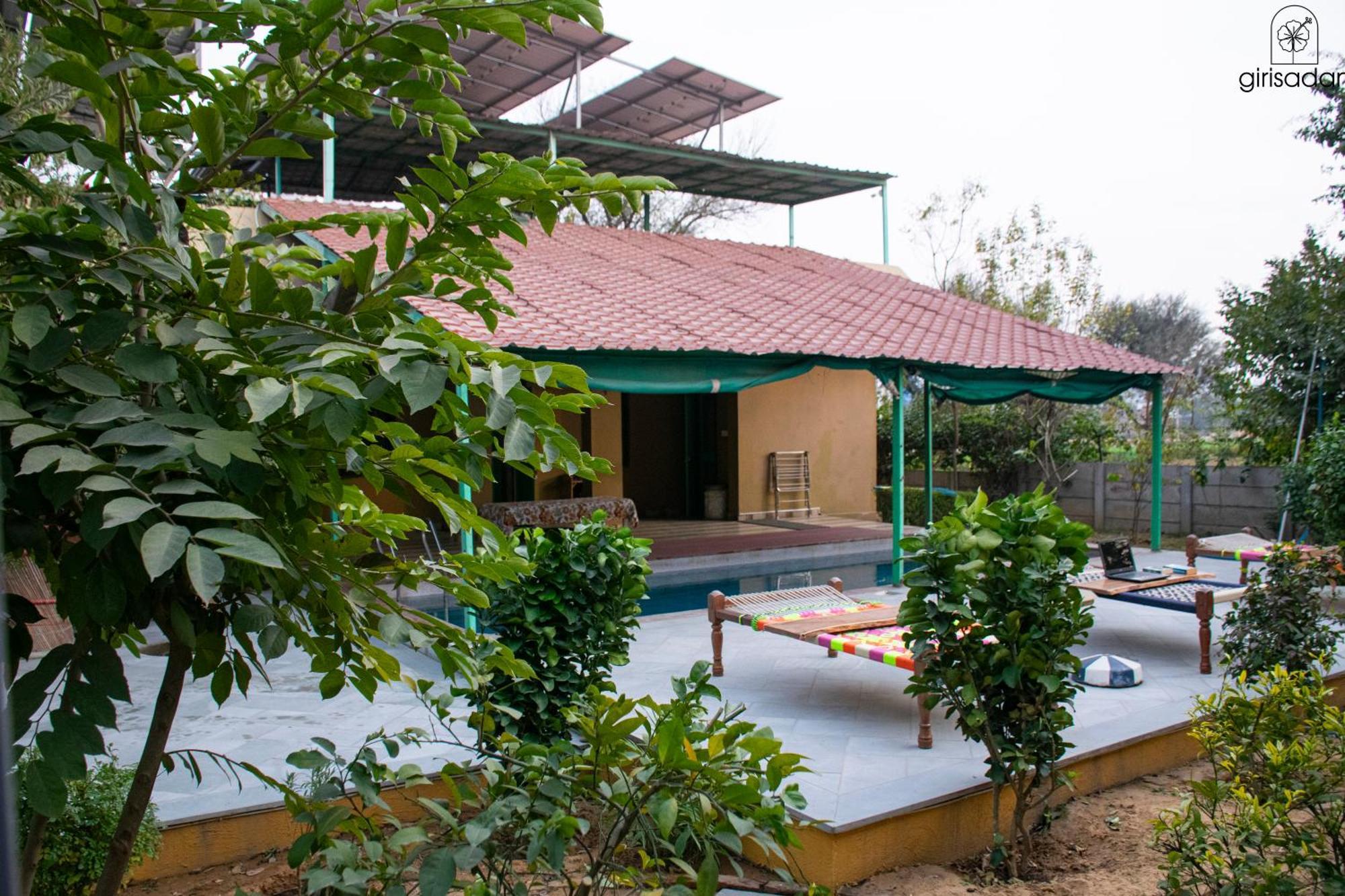 Girisadan Organic Farm Retreat & Botanical Forest Villa Jaipur Luaran gambar